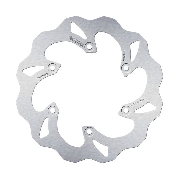Bremsscheibe Galfer DF678W WAVE® mit ECE R90 Zulassung, starr hinten 220x4mm für Gas EC FSE, Honda CRF R RX Kawasaki KLX KX F Suzuki RM-Z 125 - 450 ccm Bj. 2001 - 2025