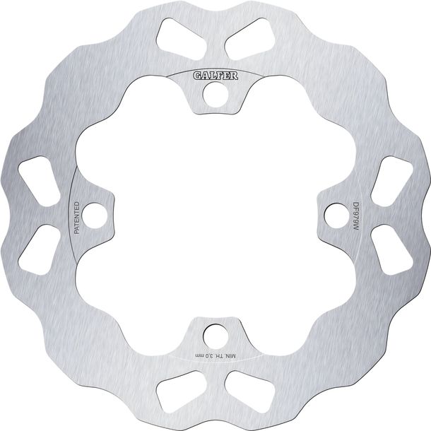 Bremsscheibe Galfer DF979W WAVE® mit ECE R90 Zulassung, starr hinten 184x3,5mm für Yamaha YXR Rhino 700 ccm