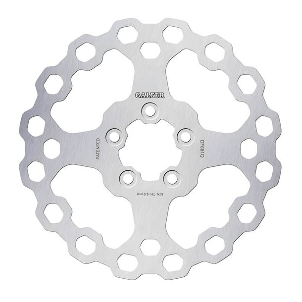 Bremsscheibe Galfer DF681Q CUBIQ® mit ECE R90 Zulassung, starr hinten 292x6,4mm für Harley Davidson FLHTCU Electra Glide Ultra Classic FLHTKSE Limited CVO FLHXI EFI Street Bj. 1999 - 2023