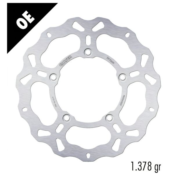 Bremsscheibe Galfer DF726W WAVE® mit ECE R90 Zulassung, starr hinten 320x5mm für BMW K GT GTL ABS 1600 ccm Bj. 2011 - 2023