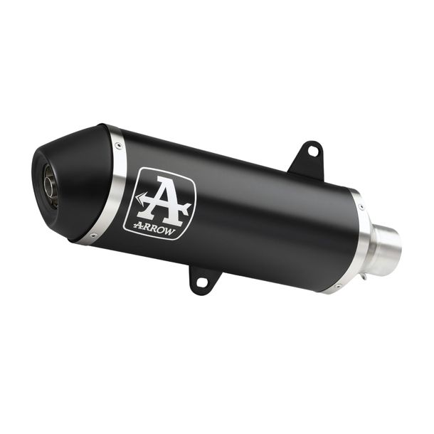 Uitlaatsysteem Arrow Complete Systeem URBAN Aluminium RVS Dark voor SR 125 GT / SR 200 vanaf bouwjaar 2022