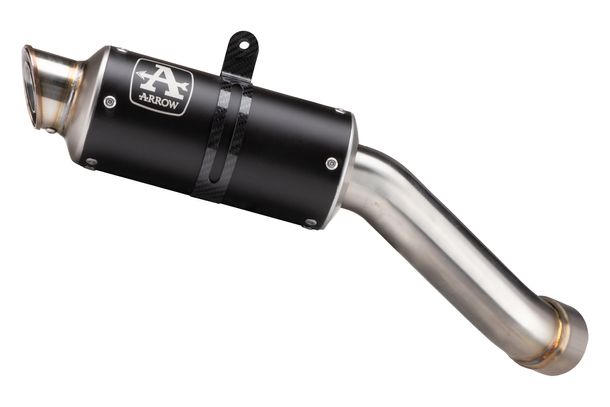 Endschalldämpfer Arrow GP2 Edelstahl Dark mit Zulassung für Kawasaki Z900 Bj. 2020-2024