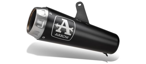 Endschalldämpfer Arrow PRO-RACE Edelstahl Dark mit Zulassung für Kawasaki Z900 Bj. 2020-2024