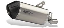 Silencieux d'échappement arrière Arrow SONORA Titanium, coiffe en carbone avec homologation
