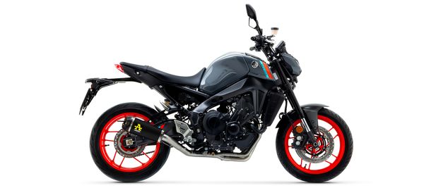 Uitlaatdemper Arrow WORKS RVS Dark met goedkeuring voor Yamaha MT-09 bouwjaar 2021-2023