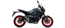 Silencieux d'échappement arrière Arrow WORKS Inox Dark avec homologation pour Yamaha MT-09 Année de fabrication 2021-2023