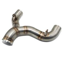 Tube de liaison de pot d'échappement Arrow 1:2 en acier inoxydable pour silencieux