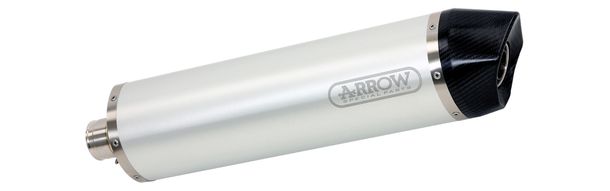 Achterdemper Arrow MAXI RACE-TECH Aluminium, Carbon eindkap met keuring