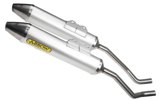 Arrow 72603AO THUNDER avgassystempar aluminium för Yamaha XT 660 R/X 2004–2016