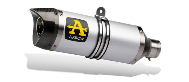 Endschalldämpfer Arrow THUNDER Aluminium, Carbon Kappe mit Zulassung für Yamaha MT-07 Bj. 2014-2020