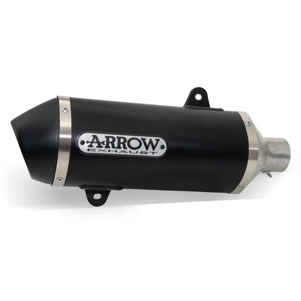 Endschalldämpfer Arrow URBAN Aluminium Dark, Edelstahl Kappe mit Zulassung