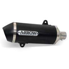 Endschalldämpfer Arrow URBAN Aluminium Dark, Edelstahl Kappe mit Zulassung