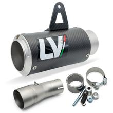 Endschalldämpfer LeoVince LV CORSA RACING Carbon, Edelstahl Kappe für Kawasaki Ninja 400 2018 - 2021 E4 / 2022 - 2023 E5 / Ninja 500 / SE 2024 - 2026 E5+ / Z 400 2019 - 2021 E4 / 2022 - 2023 E5 / Z 500 / SE 2024 - 2026 E5+
