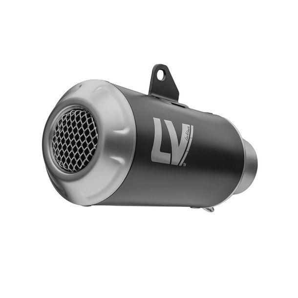 Système d'échappement LeoVince ligne complète LV-10 RACING HIGH Black Edition en acier inoxydable noir pour Honda MSX 125 / Grom Année de fabrication 2022
