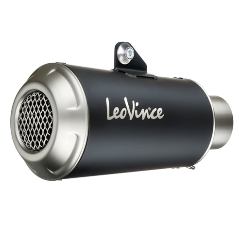 Silenziatore LeoVince SLIP-ON LV-10 RACING Black Edition acciaio inossidabile nero per KTM RC 125