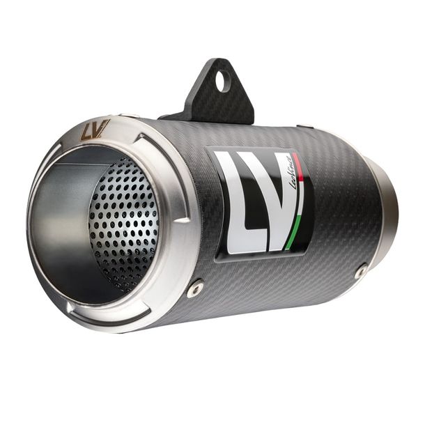 Rear silencer LeoVince LV CORSA RACING Carbon, stainless steel end cap & carbon heat shield for Aprilia RSV4 1000 RR / Tuono V4 / Factory Model Years 2019 - 2020 E4 / RSV4 1100 / Tuono V4 / Factory Model Years 2021- 2024 E5