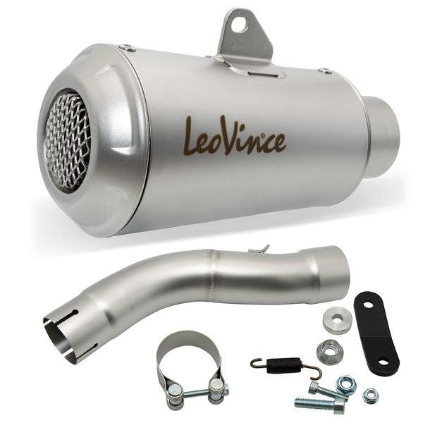 Silenciador trasero LeoVince LV-10 RACING de acero inoxidable para Ducati Scrambler 800 Icon / Icon Dark / Nightshift / Urban Motard Año de fabricación 2021 - 2022 E5