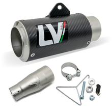 Silenciador final LeoVince LV CORSA RACING Carbon, tampa de aço inoxidável para Yamaha YZF-R6 600 ano 2006 - 2021 E3 / E4