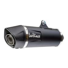 Rear silencer LeoVince NERO RACING stainless steel black, carbon end cap & heat shield for KTM Adventure 1050 model year 2015 - 2016 E3 / Adventure / R 1190 model year 2013 - 2016 E3 / Super Adventure 1290 model year 2015 - 2016 E3