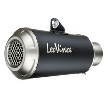 Silenciador final LeoVince LV-10 RACING Edição Preta Aço inoxidável preto & Proteção térmica de carbono para Ducati Monster 937 Ano 2021 - 2024 E5
