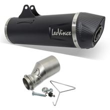 Koncový tlumič LeoVince NERO RACING nerezová ocel černá, karbonová koncovka pro Gas Gas ES / SM 700 r. v. 2022 - 2024 E5 / KTM Enduro R / SMC R 690 r. v. 2019 - 2024 E4 / E5
