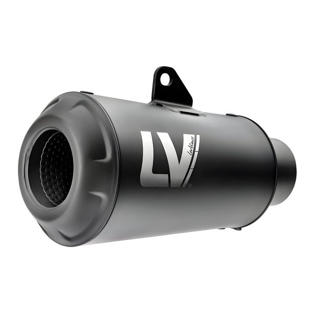 Endschalldämpfer LeoVince LV-10 FULL BLACK RACING Edelstahl schwarz für Yamaha MT-03 300 2016 - 2017 / 2018 - 2019 / 2020 / MT-25 250 2015 - 2018 / YZF-R25 2014 - 2018 / YZF-R3 300 2015 - 2017 / 2018 / 2019 - 2020