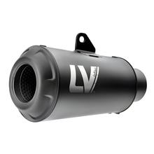 Koncový tlumič LeoVince LV-10 FULL BLACK RACING nerezová ocel černá pro Yamaha MT-03 300 2016 - 2017 / 2018 - 2019 / 2020 / MT-25 250 2015 - 2018 / YZF-R25 2014 - 2018 / YZF-R3 300 2015 - 2017 / 2018 / 2019 - 2020