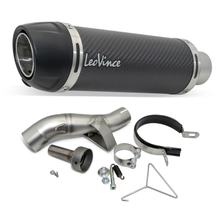 Endschalldämpfer LeoVince GP CORSA EVO RACING Carbon, Technopolymer Kappe & DB-Killer für Honda CB 500 F / CB 500 X / CBR 500 R Bj. 2019 - 2023 E4 / E5 / CB 500 Hornet / NX Bj. 2024 - 2025 E5+