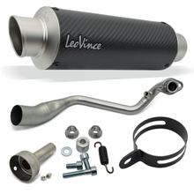 Système d'échappement LeoVince Ligne complète GP CORSA MATTE RACING Carbone & DB-Killer pour Aprilia SR GT 125 / 200