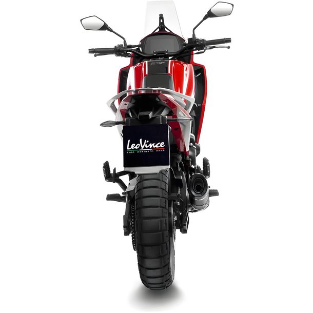 Endschalldämpfer LeoVince LV PRO RACING Carbon & Hitzeschild für Moto Morini X-Cape / A2 650 Bj. 2021 - 2024 E5
