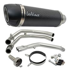 Kompletní výfukový systém LeoVince GP CORSA EVO RACING Carbon, technopolymerová koncovka a DB-killer pro Yamaha MT-03 300 2016 - 2020 / MT-25 250 2015 - 2018 / YZF-R25 2014 - 2018 / YZF-R3 300 2015 - 2020
