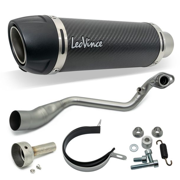 Exhaust system LeoVince GP CORSA EVO RACING Carbon 1/1 for Aprilia SR GT 125/200 – Bild 1