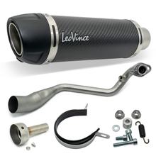 Impianto di scarico completo LeoVince GP CORSA EVO RACING Carbon, tappo in tecnopolimero e DB-Killer per Aprilia SR GT 125 / 200 Sport anno 2022 - 2024 E5