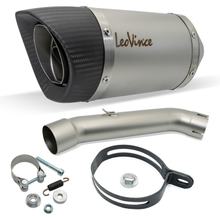 Silenciador Final LeoVince LV PRO RACING Aço Inoxidável, Tampa em Carbono para KTM Duke 125 / 390 Ano. 2021 - 2023 E5