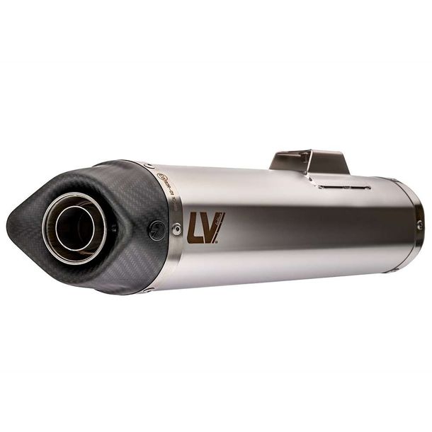 Silencieux d'échappement LeoVince LV ONE EVO RACING acier inoxydable, embout carbone pour CAN-AM Ryker 600 / 900 Sport / Rally / ACE ann. 2019 - 2024 E4 / E5