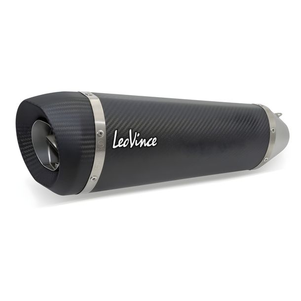 Sistema de escapamento completo LeoVince FACTORY S RACING Carbono & protetor de calor para Yamaha YZF-R7 700 ano 2021 - 2024 E5