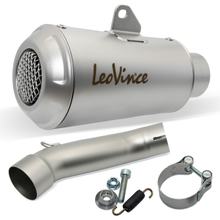 Silenziatore finale LeoVince LV-10 RACING in acciaio inossidabile per Husqvarna Svartpilen / Vitpilen 125 Anno di produzione 2021 - 2023 E5 / 401 Anno di produzione 2020 - 2023 E4 / E5