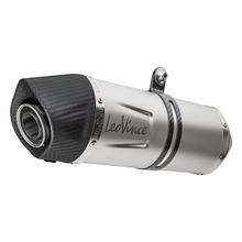 Silenciador traseiro LeoVince LV ONE EVO RACING aço inoxidável, tampa de carbono para KTM Duke 125 / 390 ano 2021 - 2023 E5