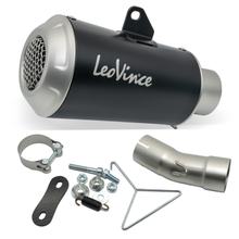 Einddemper LeoVince LV-10 RACING Black Edition roestvrij staal zwart voor Suzuki GSX-R 1000 / R Bj. 2017 - 2021 E4