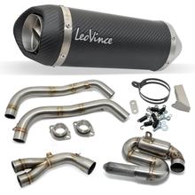 Uitlaatsysteem compleet LeoVince LV ONE EVO RACING Carbon voor Yamaha MT-07 / XSR / Xtribute / YZF-R7 700 Bj. 2021 - 2024 E5