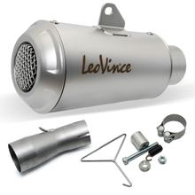 Koncový tlumič LeoVince LV-10 RACING z nerezové oceli pro Kawasaki Ninja 400 2018 - 2021 E4 / 2022 - 2023 E5 / Ninja 500 / SE 2024 - 2026 E5+ / Z 400 2019 - 2021 E4 / 2022 - 2023 E5 / Z 500 / SE 2024 - 2026 E5+