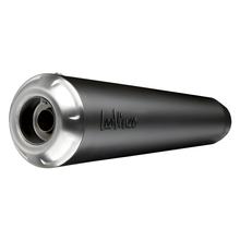 Endschalldämpfer LeoVince CLASSIC RACER RACING Black Edition Edelstahl schwarz & Carbon Hitzeschild für Honda CMX 300 Rebel Bj. 2017 - 2024 / CMX 500 Rebel Bj. 2017 - 2024 E4 / E5 / Bj. 2025 - 2026 E5+