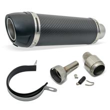 Endschalldämpfer Kit universal LeoVince GP CORSA EVO RACING Carbon, Technopolymer Kappe & DB-Killer, Ø 54mm