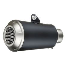 Universal muffler kit LeoVince LV-10 RACING Black Edition stainless steel black, Ø 54mm