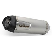 Einddemper kit universeel LeoVince LV ONE EVO RACING roestvrij staal, carbon kap, Ø 54mm, 270mm
