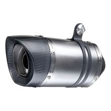 Einddemper kit universeel LeoVince LV PRO RACING roestvrij staal, carbon kap, Ø 50mm, midden 180mm