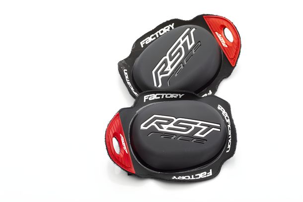 RST Factory Reverse knee slider with twisted velcro for V4.1 Evo leather suit