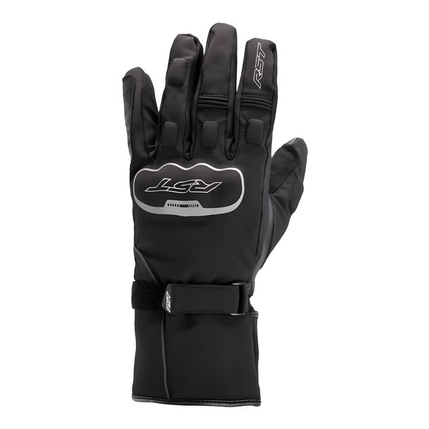 Motorradhandschuhe RST Axiom wasserdicht Textil / Leder schwarz