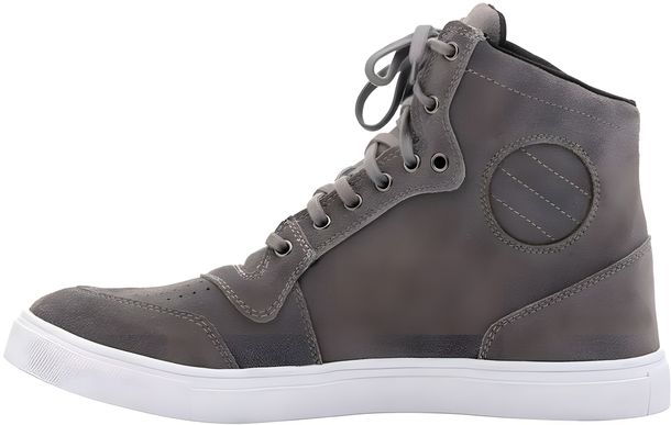 Bottes de moto RST Hightop Suede grises pour femme