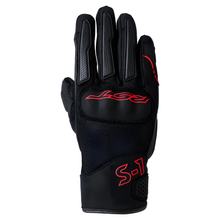 black/neon red